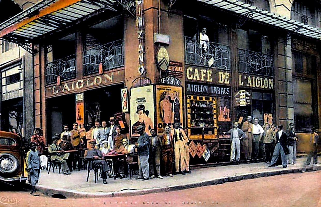 1181- Oran - L'Aiglon - Angle Place de la Bastille- Rue Alsace-Lorraine.jpg
